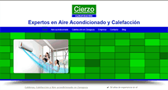 Desktop Screenshot of cierzoclima.com